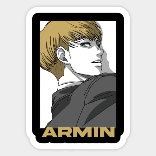 AOT Armin Arlert Heroic Pose Design Sticker